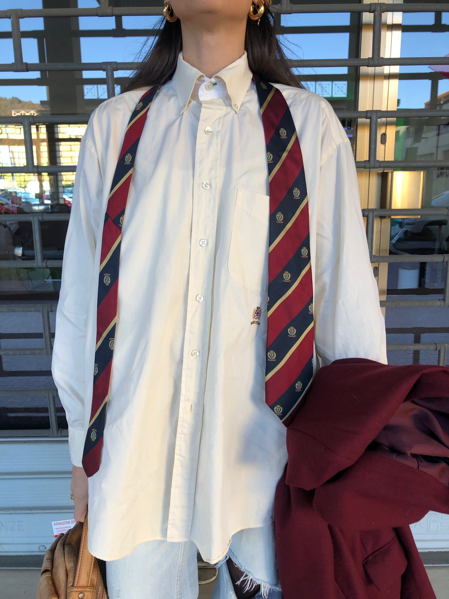 Camicia Tommy Hilfiger Giallo Pastello
