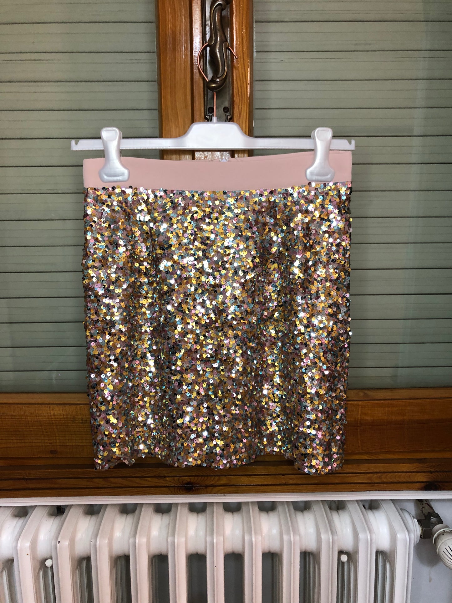 Gonna Mini paillettes multicolor