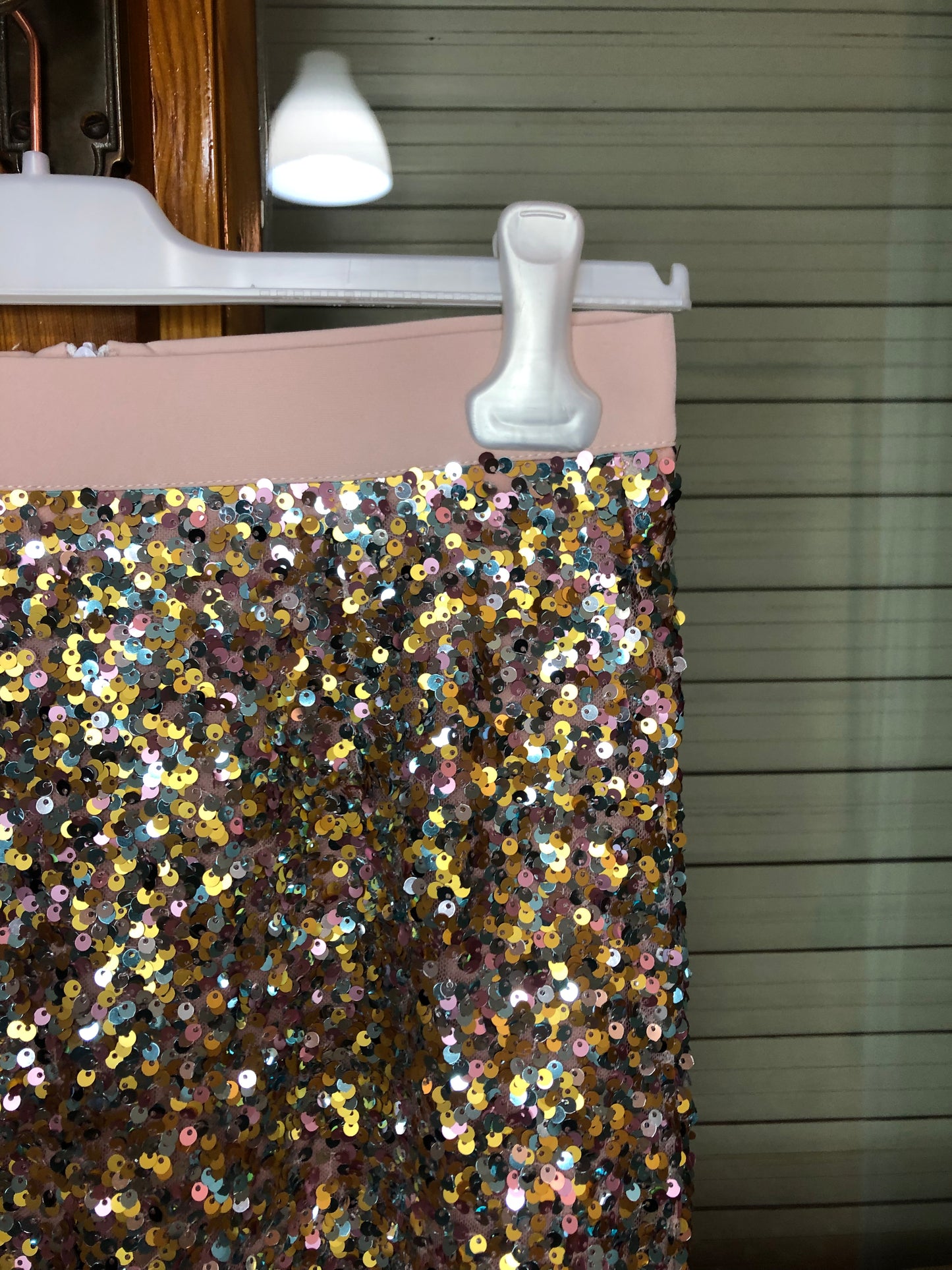 Gonna Mini paillettes multicolor