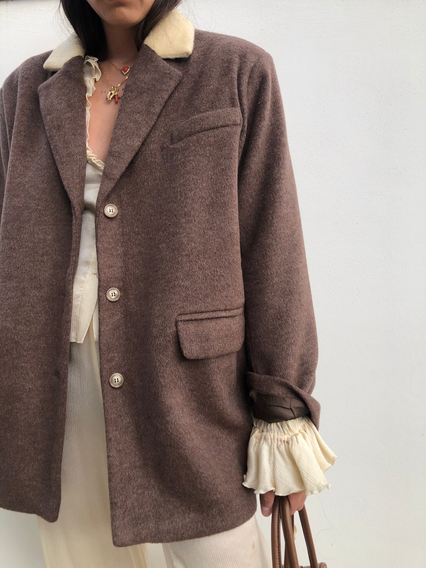 Blazer coat bicolor