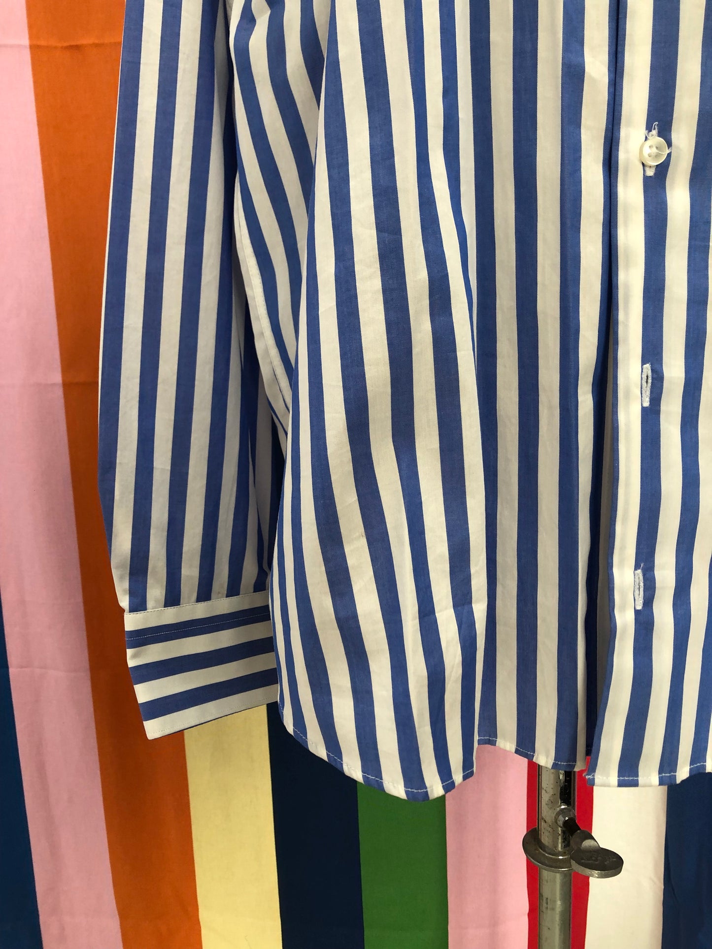 Camicia a righe sartoriale 100% cotone