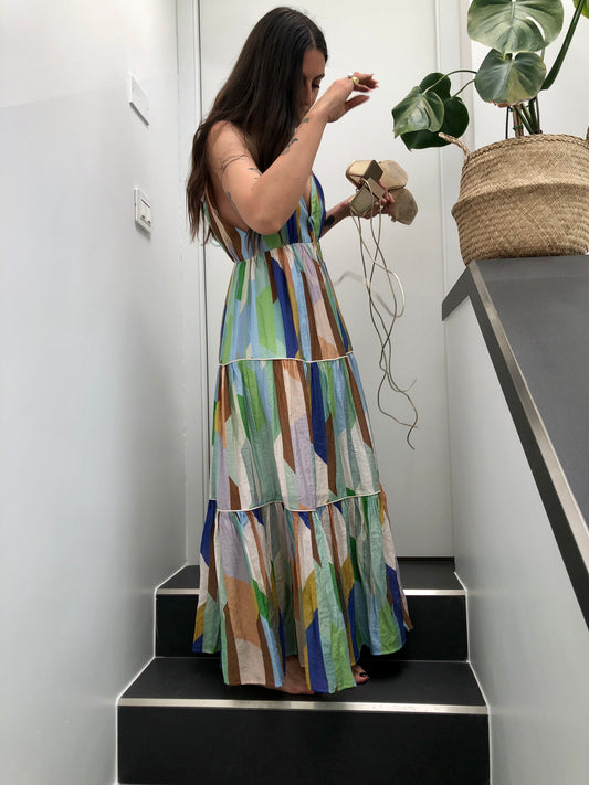 Abito Stampa Geometrica