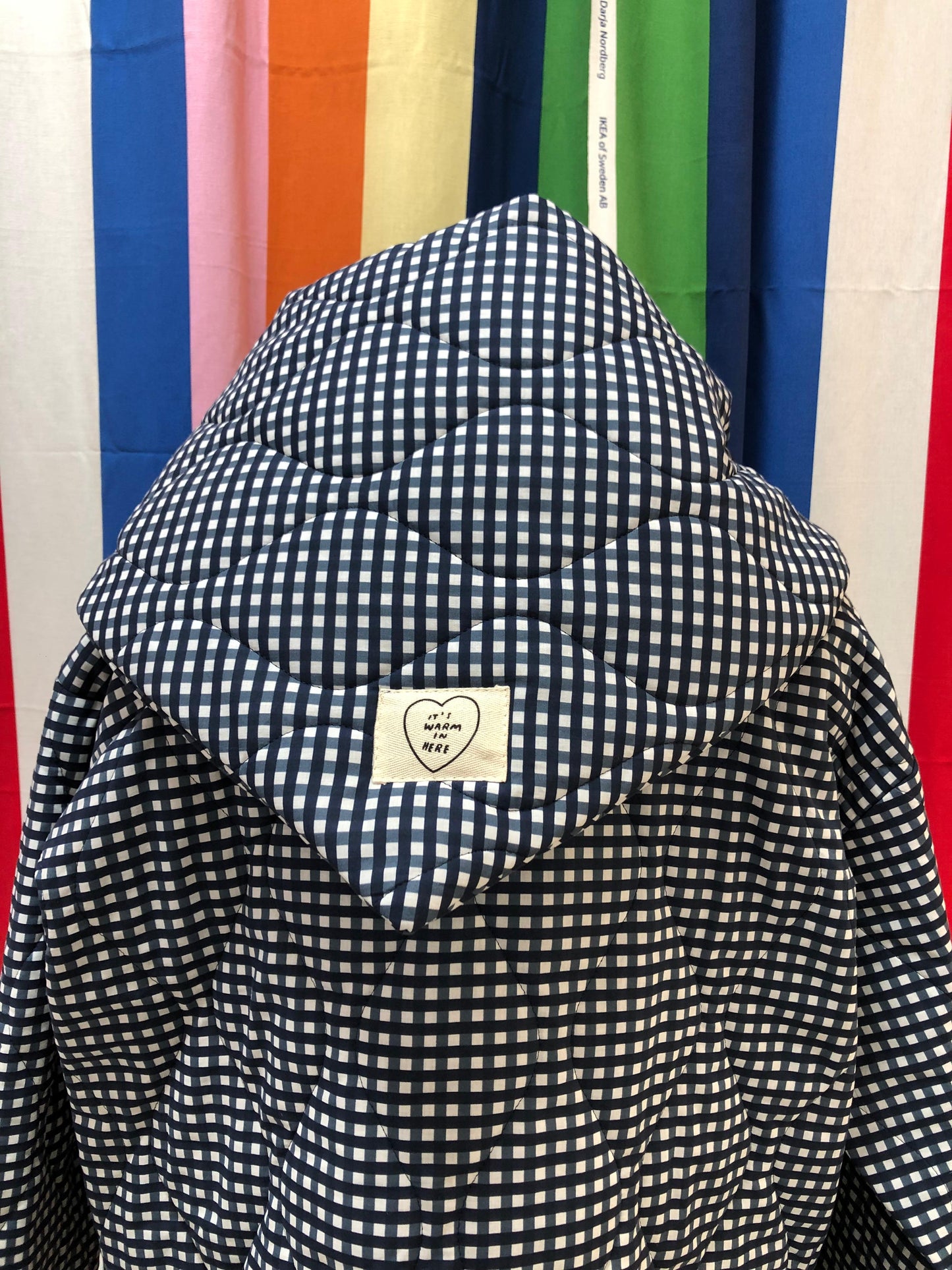 Giacca Trapuntata in Fantasia Vichy