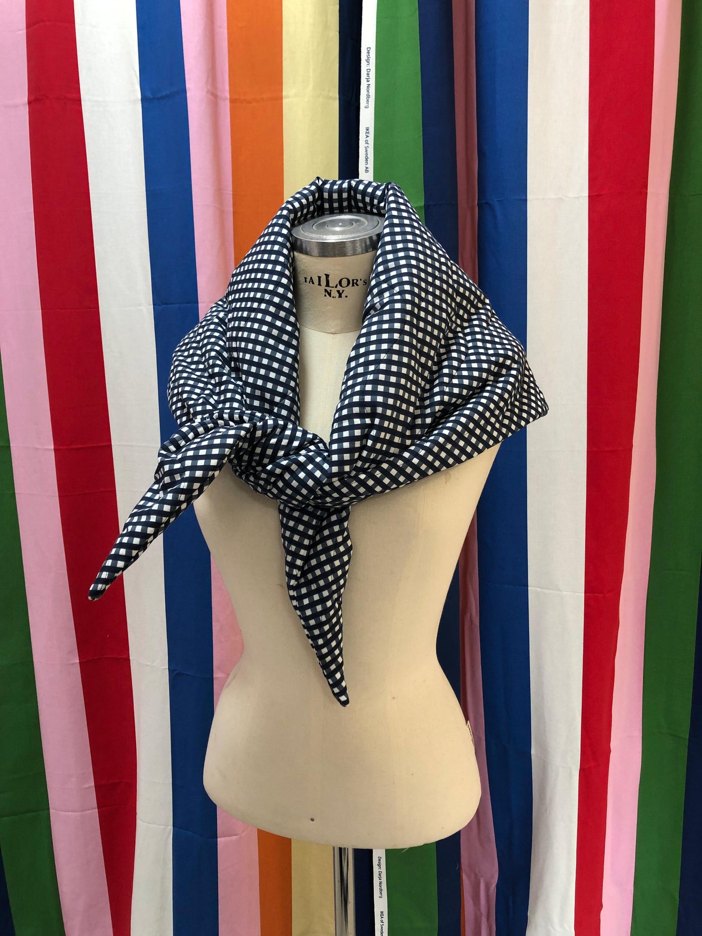 Giacca Trapuntata in Fantasia Vichy