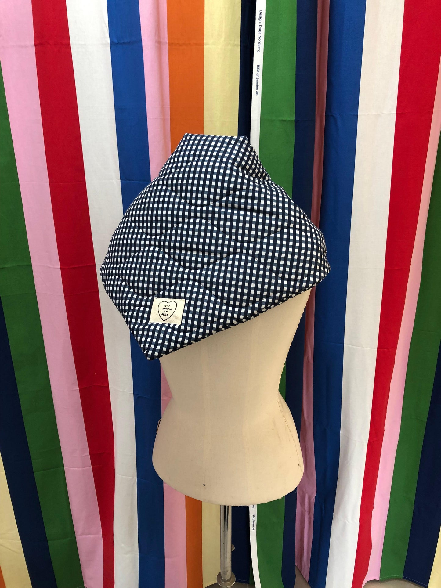 Giacca Trapuntata in Fantasia Vichy