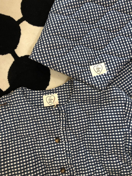 Giacca Trapuntata in Fantasia Vichy